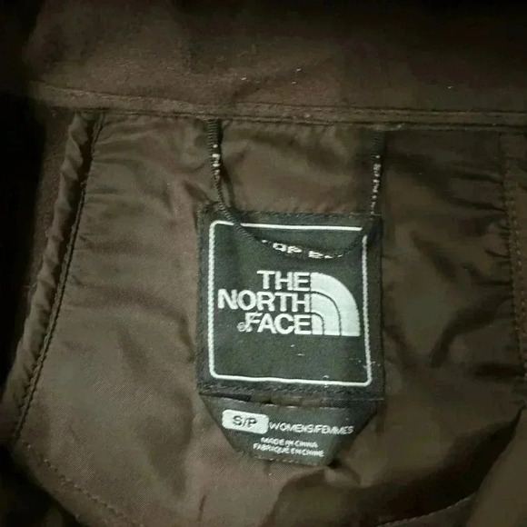 The North Face Mocha Apex Long Jacket  W/Belt Small - Picture 3 of 6